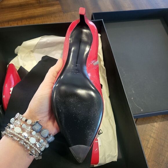 Rag & Bone Beha Boot In Red Denim 9.5 (EU 39.5) - Picture 7 of 11